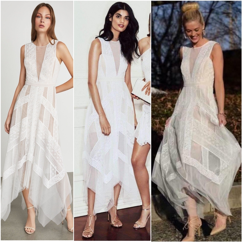 NWT BCBGMaxAzria Andi White Gown, Size 4
